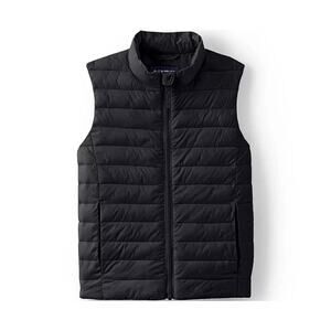 Lands End Kids Insulated Down Alternative Thermo Plume‎ Vest Black XL Outdoor